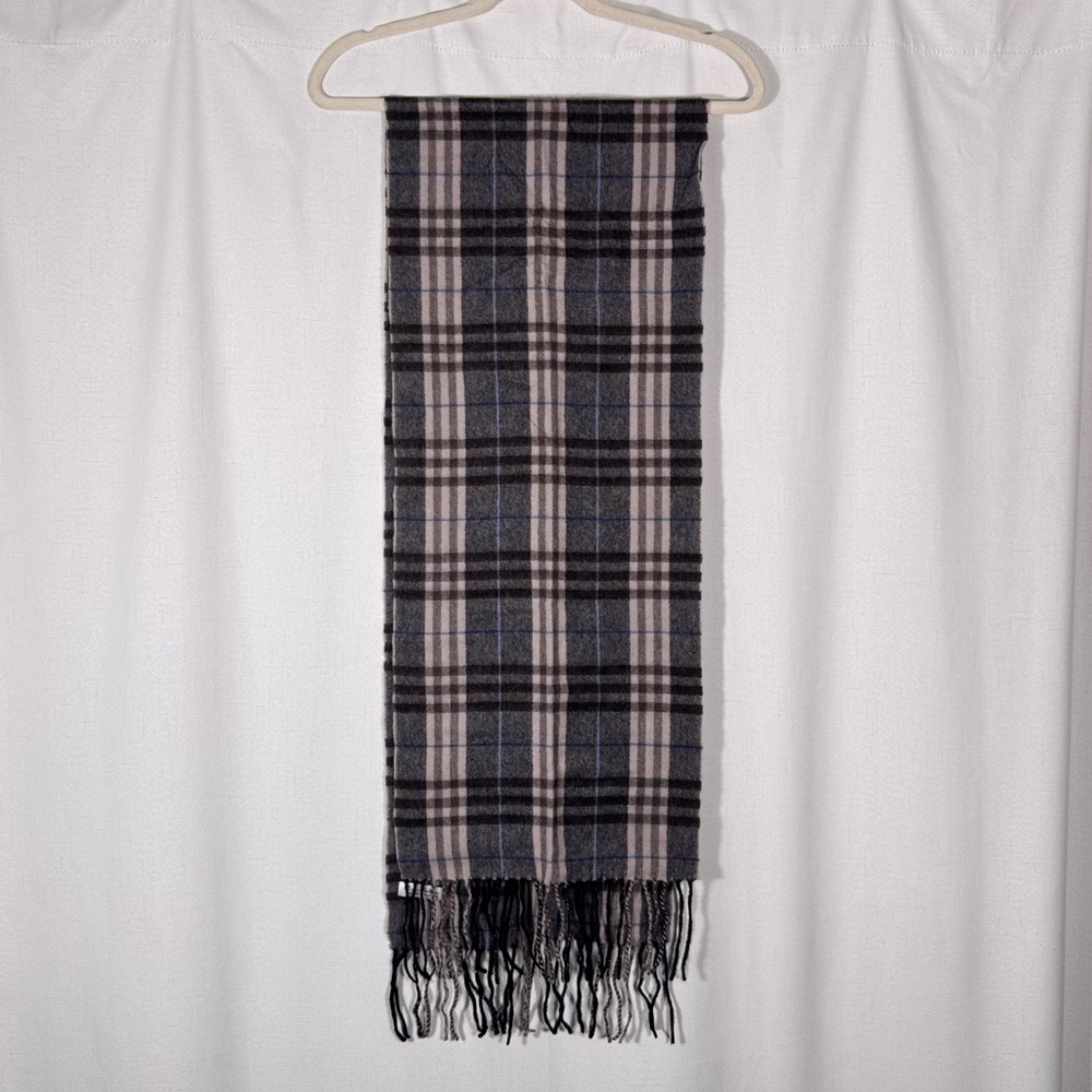 Enzo Mantovani Plaid Cashmere-Wool Blend Scarf
